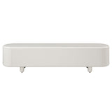Keely - TV Stand - White High Gloss