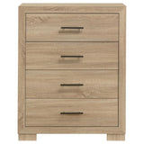 Arielle - 4-Drawer Bedroom Chest Of Drawers - Light Oak
