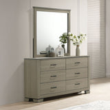 Joanna - Mirror - Weathered Gray