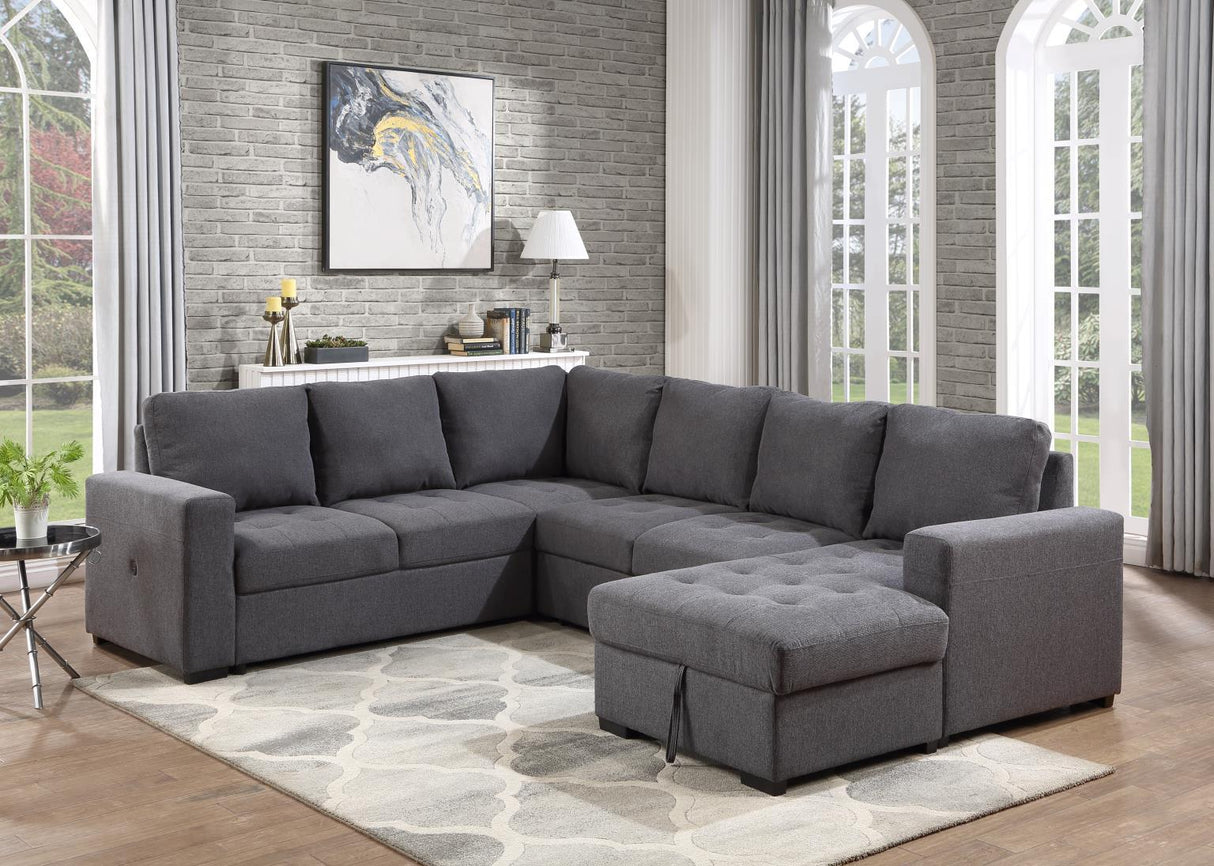U277 - 3 Piece Sectional - Gray