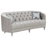 Avonlea - Upholstered Sloped Arm Sofa Set Velvet