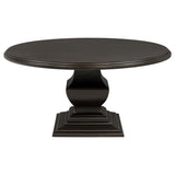 Twyla - 60" Round Wood Dining Room Table - Dark Cocoa