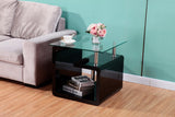 T307 - Coffee Table & 2 End Tables - Black