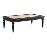 Tayden - Coffee Table With Marble Top - Marble Top & Black