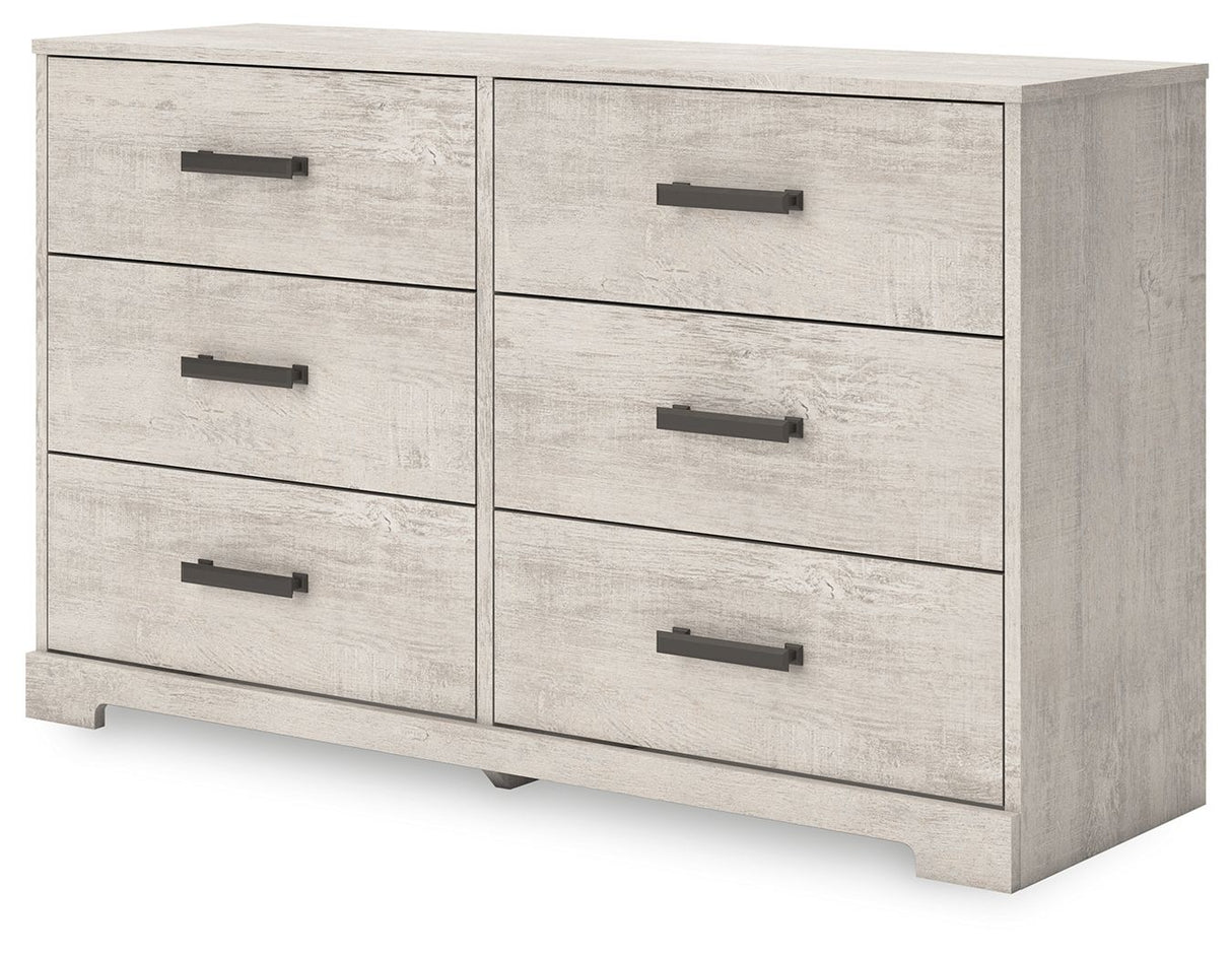 Shawburn - Gray - Six Drawer Dresser