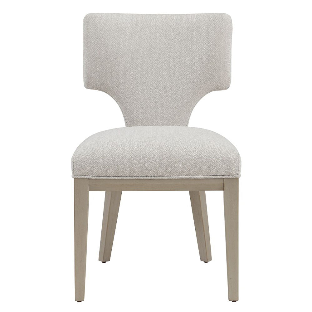 Kasa - Side Chair (Set of 2) - Linen & Champagne