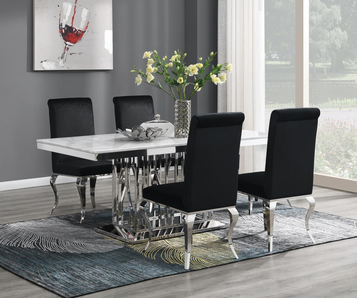 G-081-T-WHITE - Dining Room Set