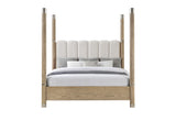 Santo - King Poster Bed - Light Brown