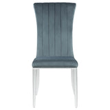 Beaufort - Upholstered Dining Side Chair (Set of 2) - Steel Gray