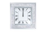 Iama - Wall Clock - Mirrored & Faux Rhinestones