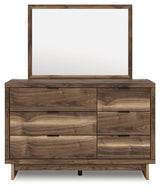 Chirason - Dresser And Mirror - Brown