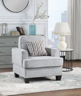 U418 - Chair - Shimmer Silver