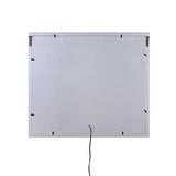 Noralie - 28" X 32" Accent Mirror - Mirrored & Faux Diamonds