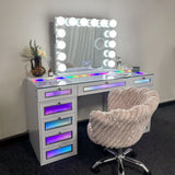 Priscilla Vanity Set - Vanity & Mirror