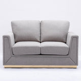Valin - Loveseat - Gray Linen