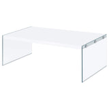 Opal - Rectangular Glass Frame Table