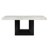 Sheena - 5 Piece Dining Table Set With Base And Chairs - Black