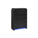 Beverly - Chest, LED Lighting - White / Black