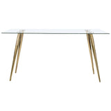 Gilman - Rectangular 64-inch Glass Top Dining Table