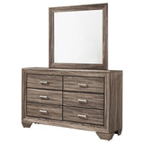 Kauffman - 6-Drawer Dresser with Mirror