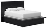 Londer - Queen Panel Bed - Black
