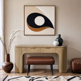 Astrid - Solid Wood And Oak Veneer Desk