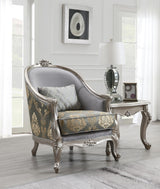 U198 - Traditional Chair - Gray