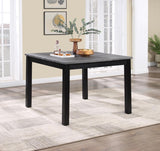 D199 - 5 Piece Dining Room Set (Counter Table With 4 Chairs) - Gray