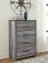 Bronyan - Dark Gray - Four Drawer Chest