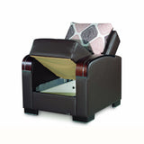 Ottomanson Mobimax - Upholstered Convertible Armchair With Storage