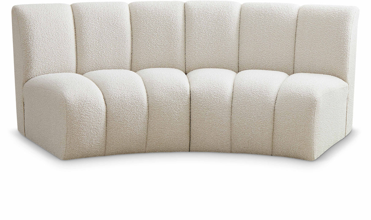 Infinity - 2 Piece Modular Sectional - Cream