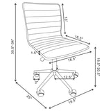 Chryses - Upholstered Adjustable Home Office Desk Chair