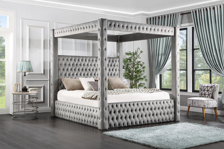 Tala Canopy Bed w/ Bluetooth Speakers & USB/Type C