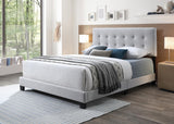 Zen Linen Tufted Bed