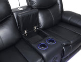 Altari Power Reclining Sofa & Loveseat w/ LEDs & Speakers