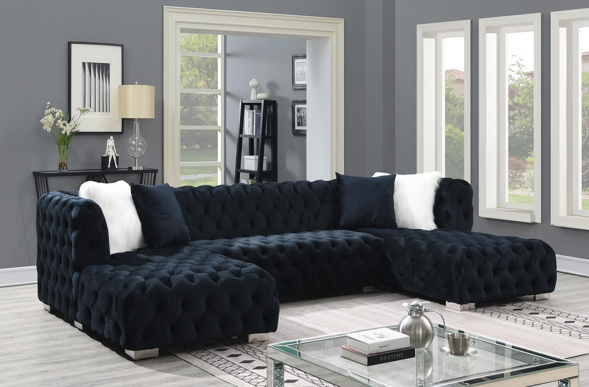 Carlin Double Chaise Sectional