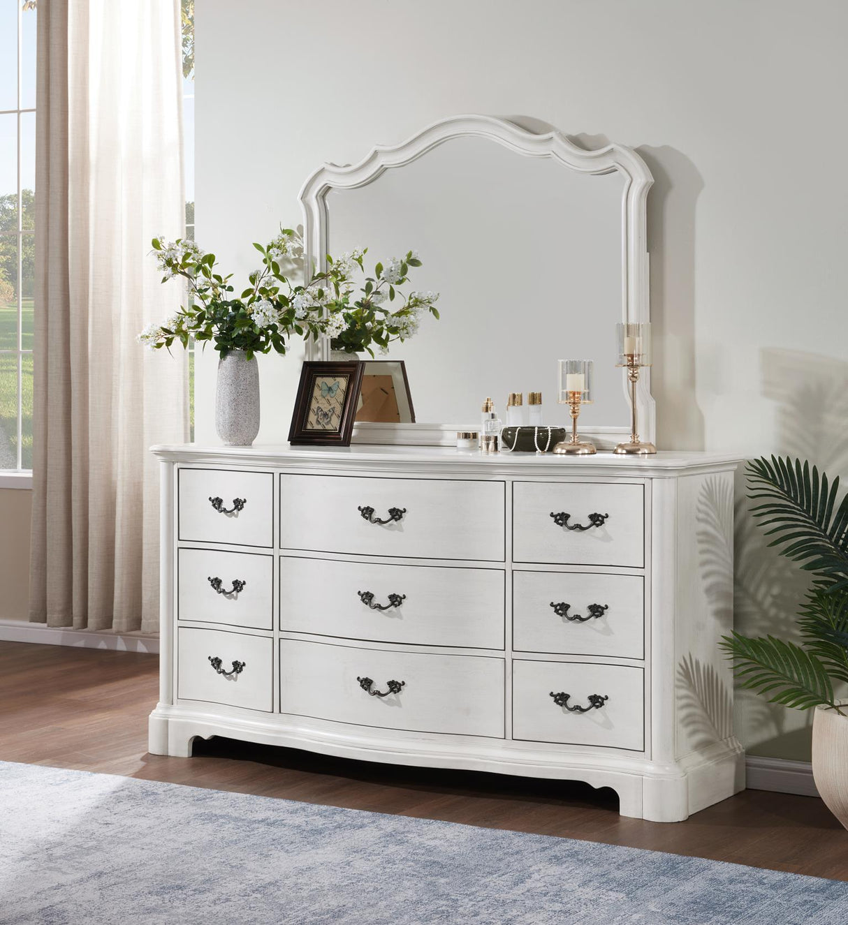 B072 - Mirror - Antique White