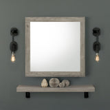 Mari - Mirror - Light Gray Finish