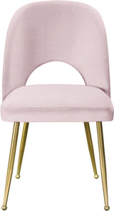 Logan - Dining Chair (Set of 2) - Gold Legs