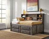 Wrangle Hill - Wood Twin Storage Daybed - Gunsmoke