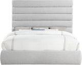 Adam - Linen Fabric Bed With 70.5" Headboard