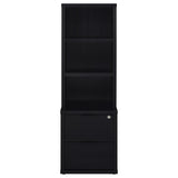 Westpark - 3-Shelf Bookcase USB And Lockable Drawer