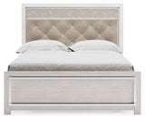 Altyra - Queen Panel Bed With Roll Slats - White