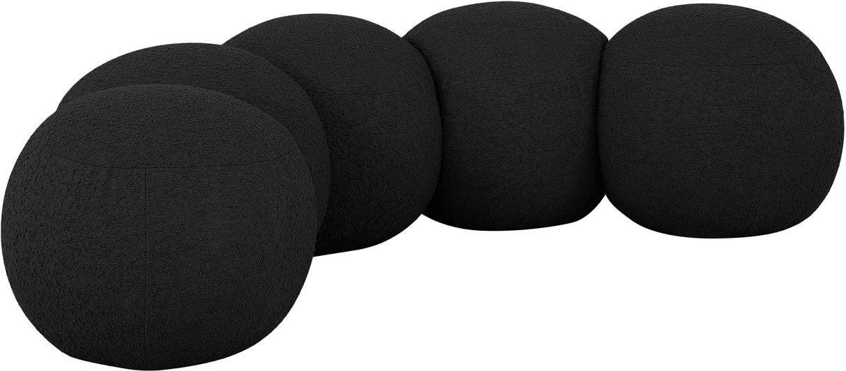 Apollo - Boucle Fabric Bench