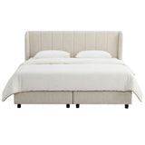 Adonia - Queen Bed With Storage - Beige