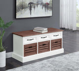 Alma - 3-Drawer Storage Bench