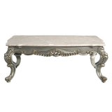 Miliani - Coffee Table With Marble Top - Natural Antique Bronze