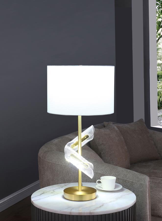 Kingsley - Drum Shade Table Lamp (Set of 2) - Gold