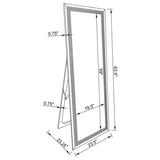Giddish - Full Length Standing Mirror - Silver