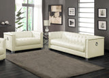 Chaviano - Upholstered Track Arm Sofa Set